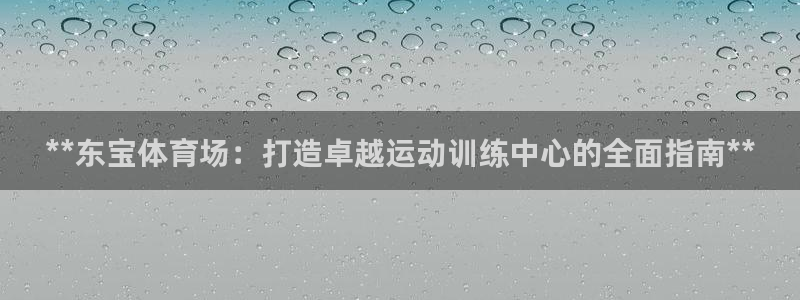 焦点娱乐官网首页入口下载：**东宝体育场：打造卓越运